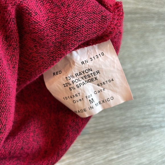 By & By red front knot sweater - Picture 4 of 4